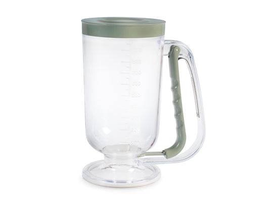 Dosatore impasto in polistirene con tappo colore verde lt 0,95.