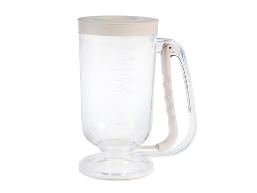 Dosatore impasto in polistirene con tappo colore bianco lt 0,95.