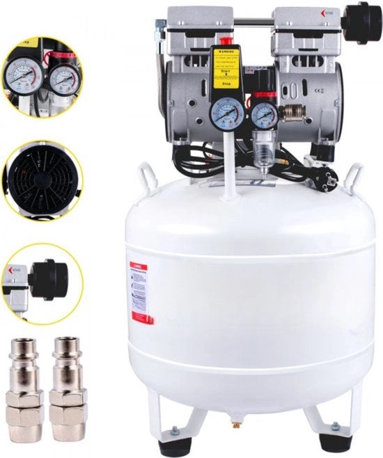 Compressore silenzioso 40L - Compressore silenzioso - Motore ultrasilenzioso