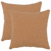Federa 2 pcs HEERLEN Beige 35 x 35 cm Bouclé 908107