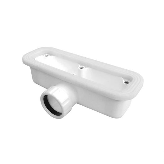 Piatto doccia in pietra SOLIDSTONE alto 2,8 cm con bordo - Grigio - Misura: 90x120 x 2,8h