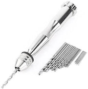 Set a Boe Bottoni a Spirale Mini 25pz - Foratura 0,5-3,0 mm - Boretti Precisi - Adatti per Legno/Plastica - Materiale di Alta Qualità - Per Trapano