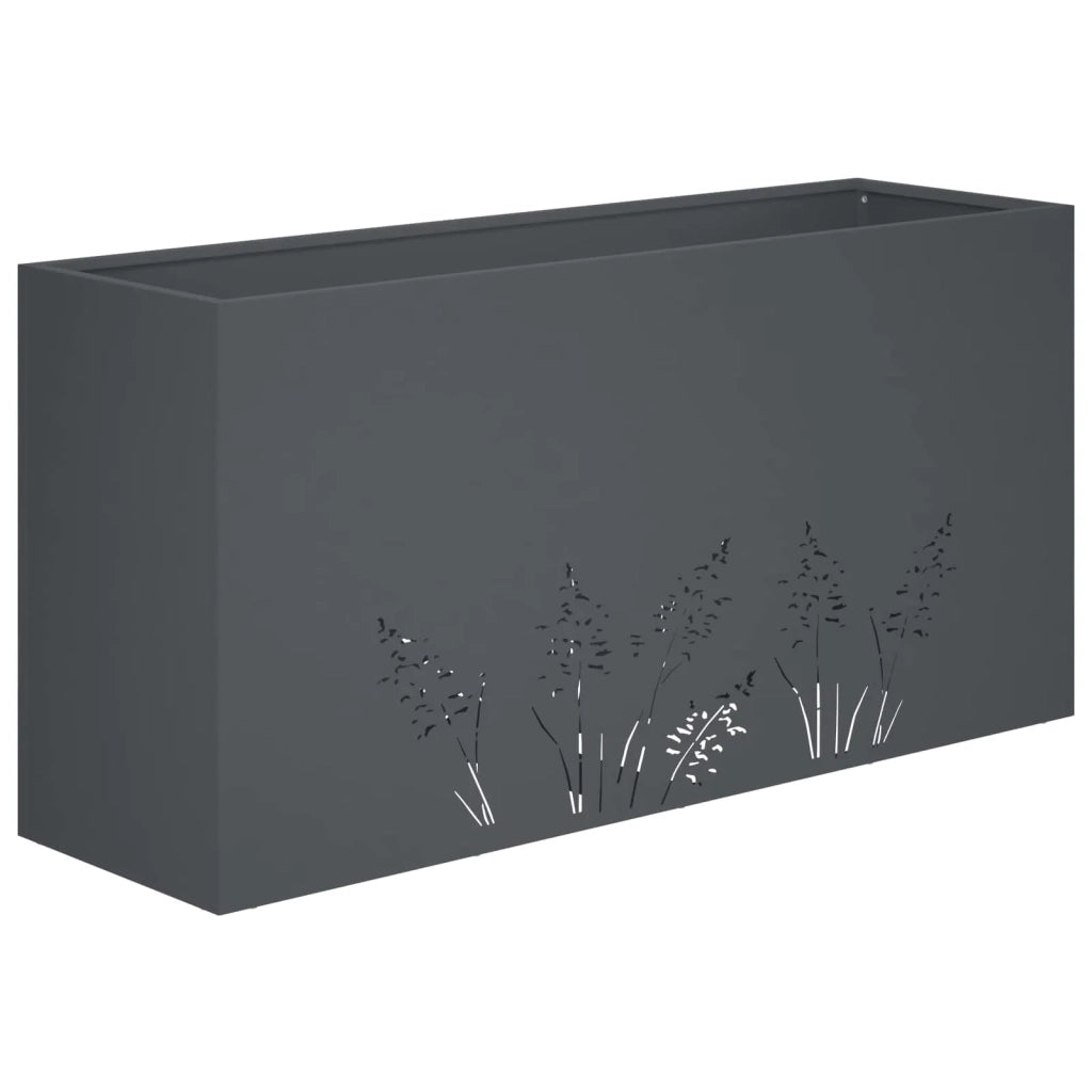 Vaso da giardino Antracite 100 x 30 x 49 cm 8005866