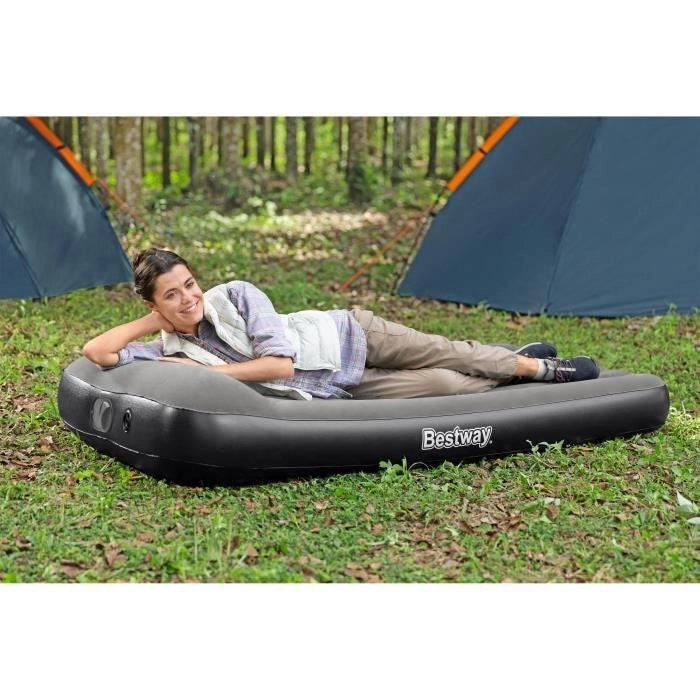 Materasso gonfiabile - BESTWAY - 671BQ - Tritech Twin - 1 persona, pompa USB integrata, 1,88 mx 99 cm x 30 cm