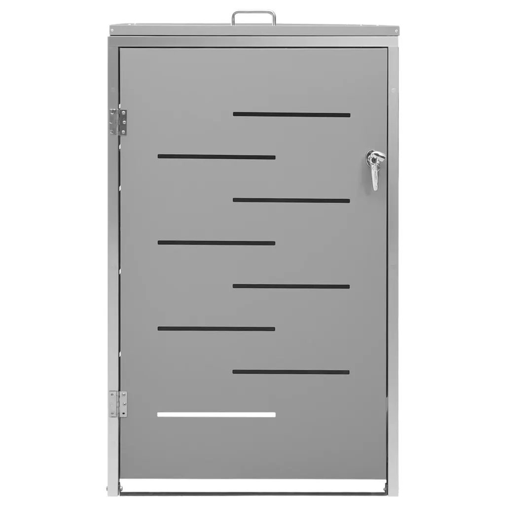 Copribidone per Spazzatura Singolo 69x77,5x112,5cm Acciaio Inox 149558