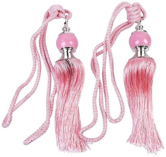 Corda di fissaggio per tende - Sferette prismatische - Fodera in poliestere duraturo - Attacchi decorativi per tende - Facile da utilizzare - Adatto per tende spesse o sottili