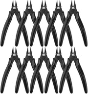Mini-trimadore a cavi 10 pz - 5 pollici Taglierine per cavi Precise - Taglierini laterali - Progettazione Ergonomica - Resistenti all'ossidazione - Ideali per la creazione di gioielli - Taglierina con lama