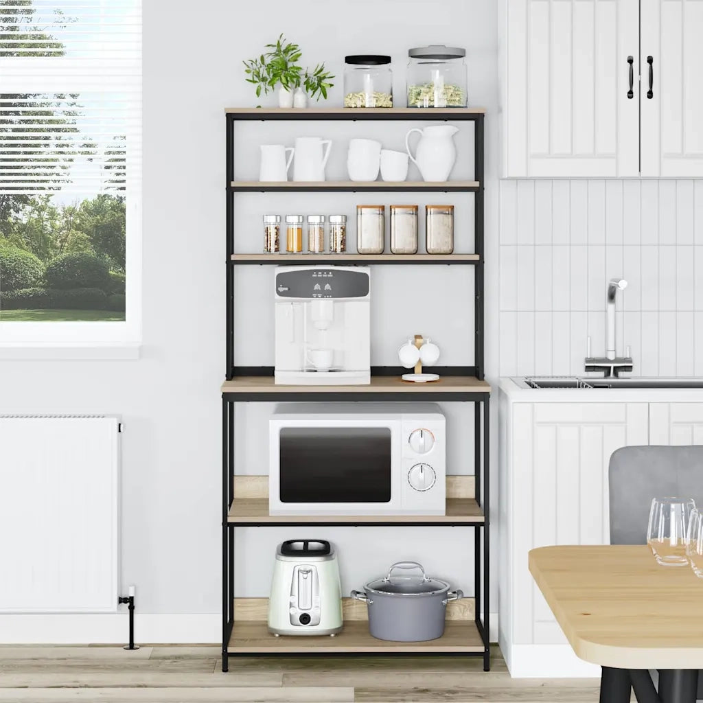 Mensola da cucina Rovere Sonoma 80 x 40 x 168 cm 883887