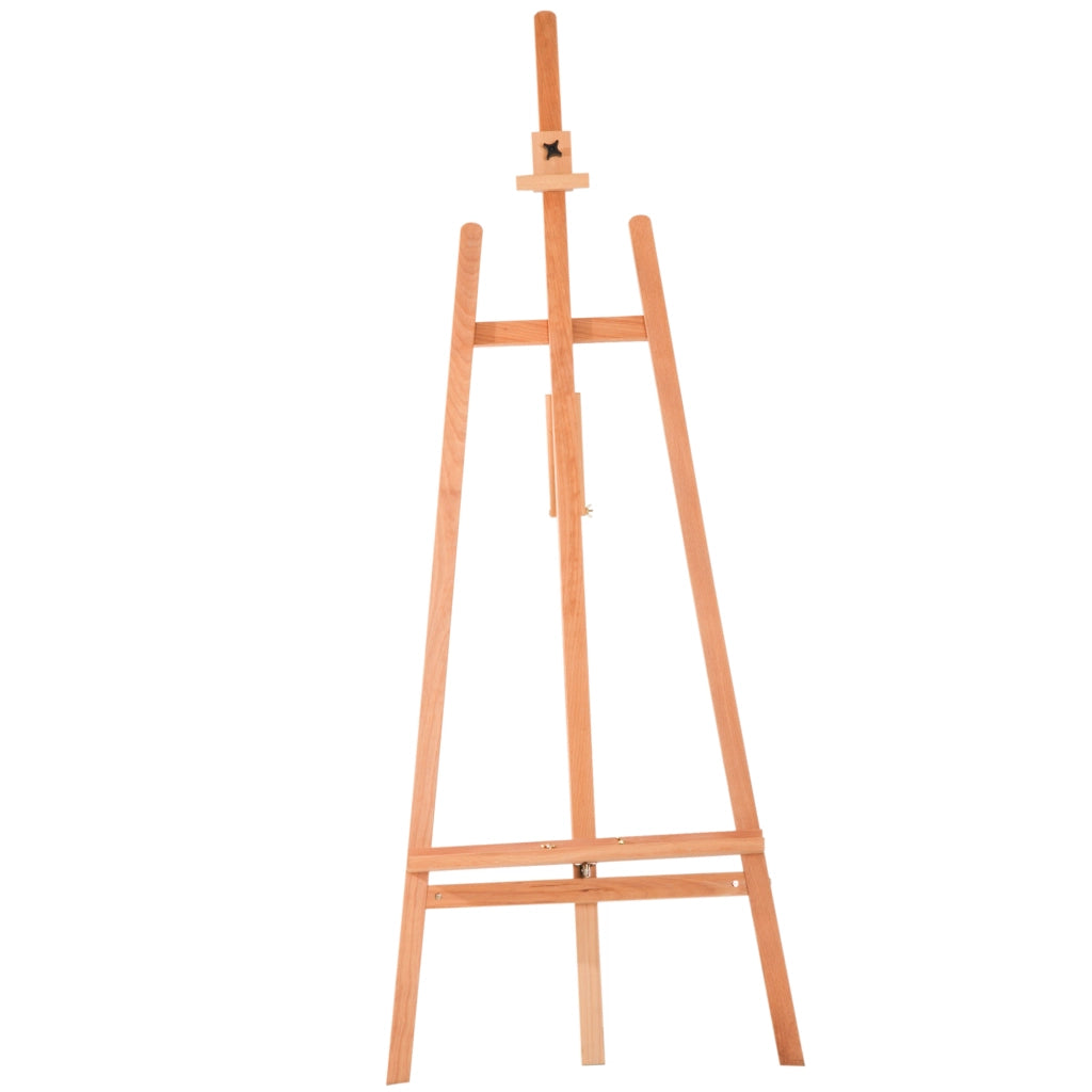 Cavalletto da pittura regolabile in altezza e inclinazione ¨C zephmum ¨C legno di faggio chiaro 65x44x174-230 cm