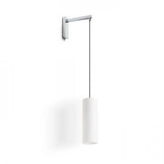 Lampada HUDSON da parete bianco cromo 230V E27 28W
