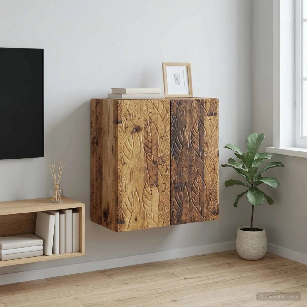 Mobiletto a muro Legno antico 59 x 31 x 60 cm 898753