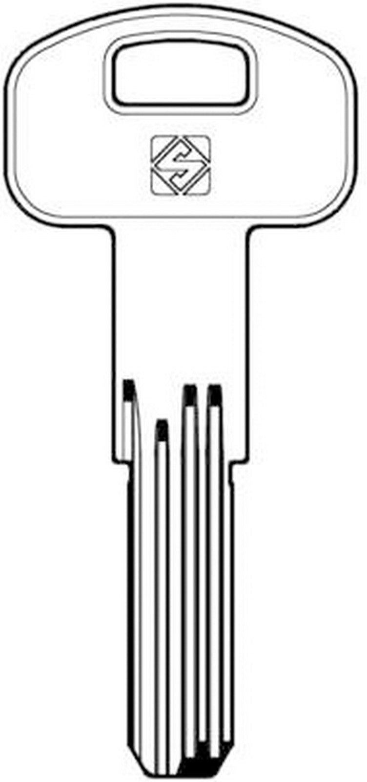 chiavi punzonate silca art. scm2 olc gr.6/2 cod:ferx.817