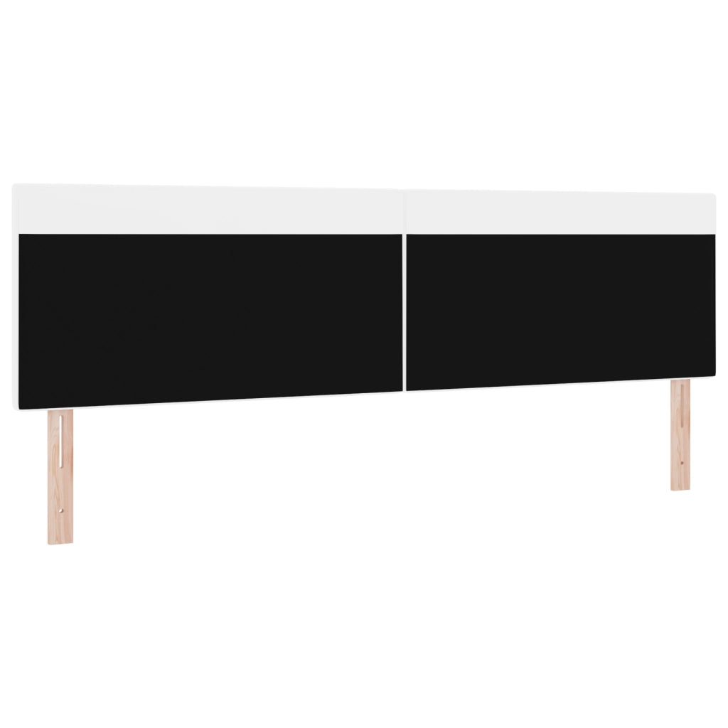 Testiera  Design Semplice Bianco Puro 200 cm in Ecopelle
