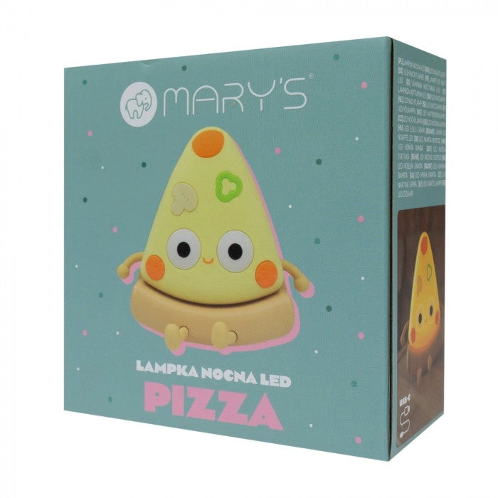 Lampada notte bimbi Pizza senza fili LED 0,5W Mary’s