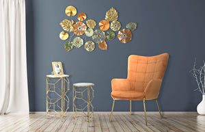 Pannello Leaf 117x7x74 cm in Ferro