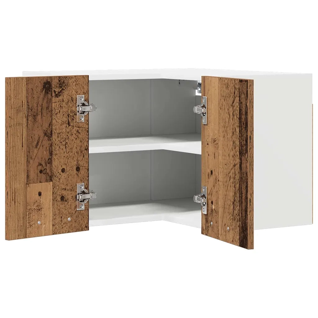 Armadio pensile Legno Antico e Bianco 57 x 57 x 40 cm 884192