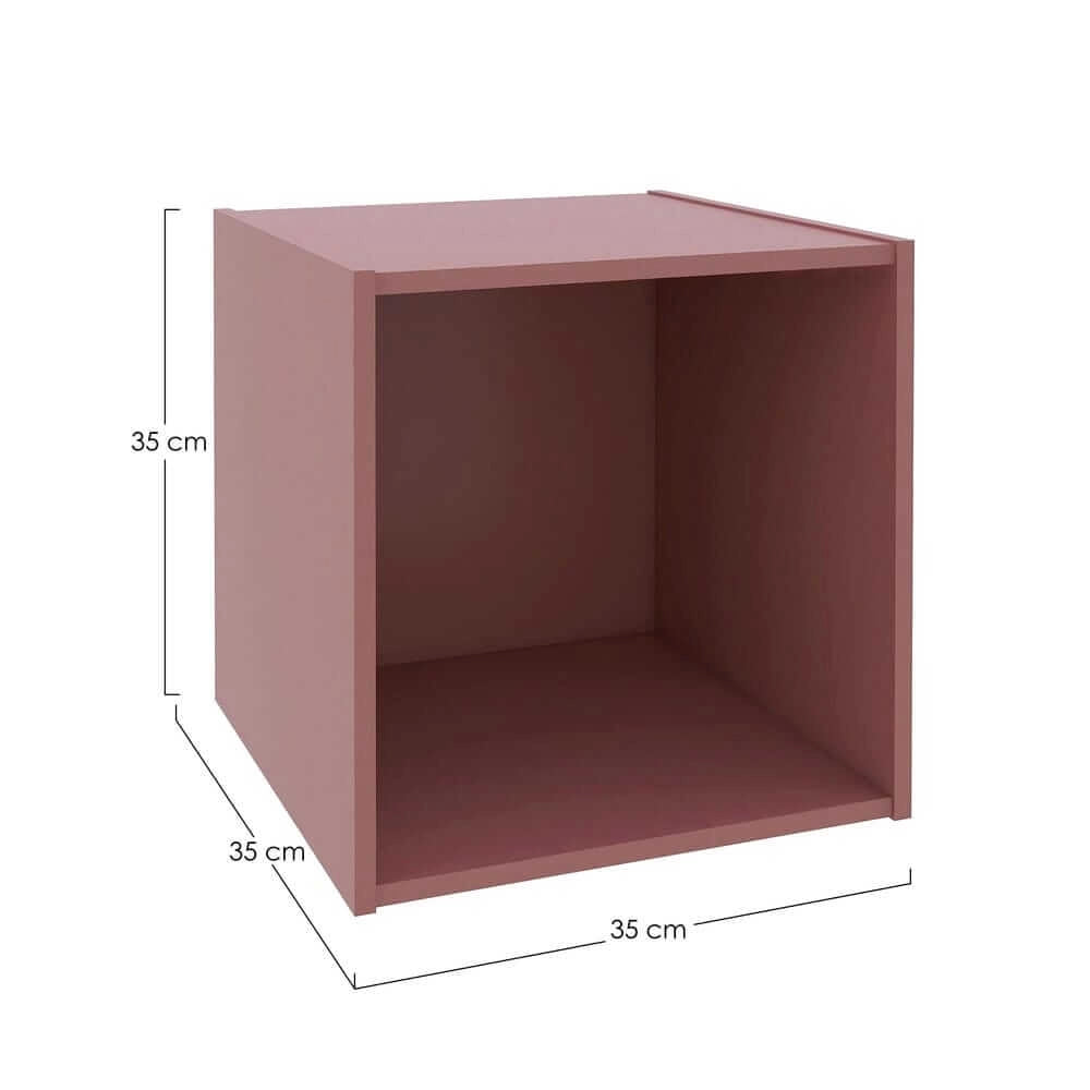 Cubo modulare con anta in legno composito per libreria - MATRIX PRO