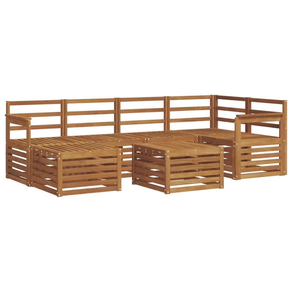 Set divani Naturale Legno di Acacia Massello 3375114
