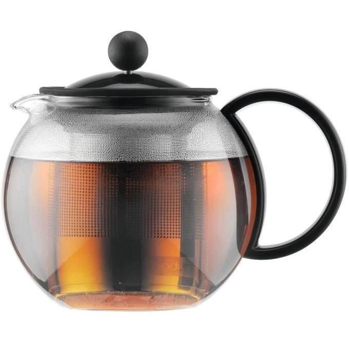Assam - TheIere A Piston Bodum, copertura in plastica, filtro in acciaio inossidabile, 0,5 L