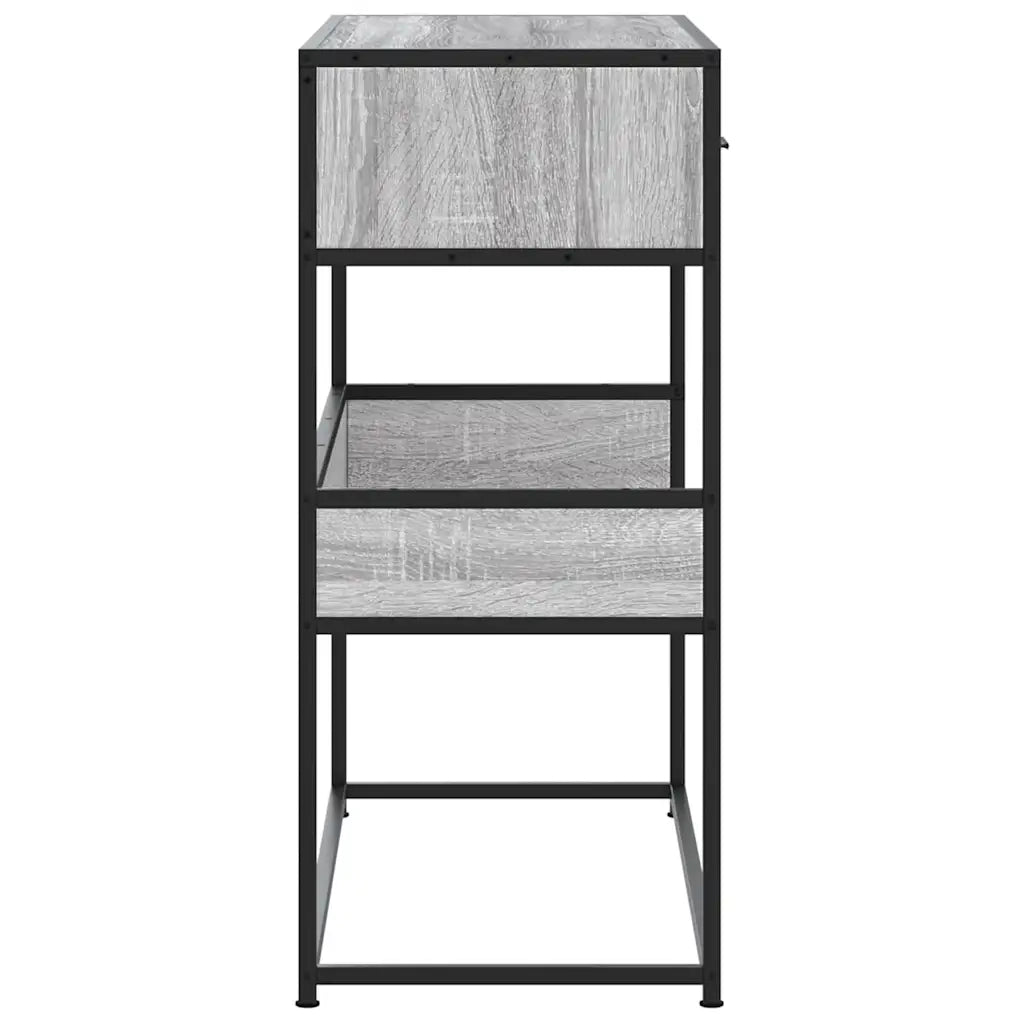 Tavolo Consolle Rovere Sonoma 90x35x80 cm in Legno Multistrato