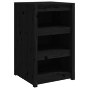 Pensile da cucina | Mobile da Cucina da Esterno MEPPEL Nero 55x55x92 cm Legno Massello di Pino