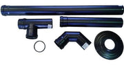 Tubo per camini per stufe a legna e pellet Kit pronto Smalbo per stufe camini
