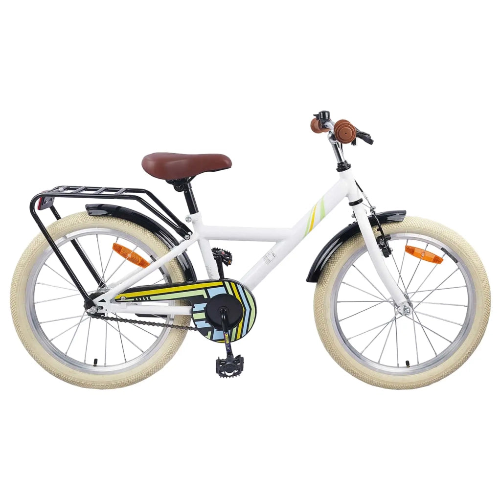 Bicicletta per Bambini 24 Pollici per 8-12 anni Bianco