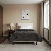 Piumino Letto Estivo 140 x 220 cm Estate Antracite Traspirante 42026163