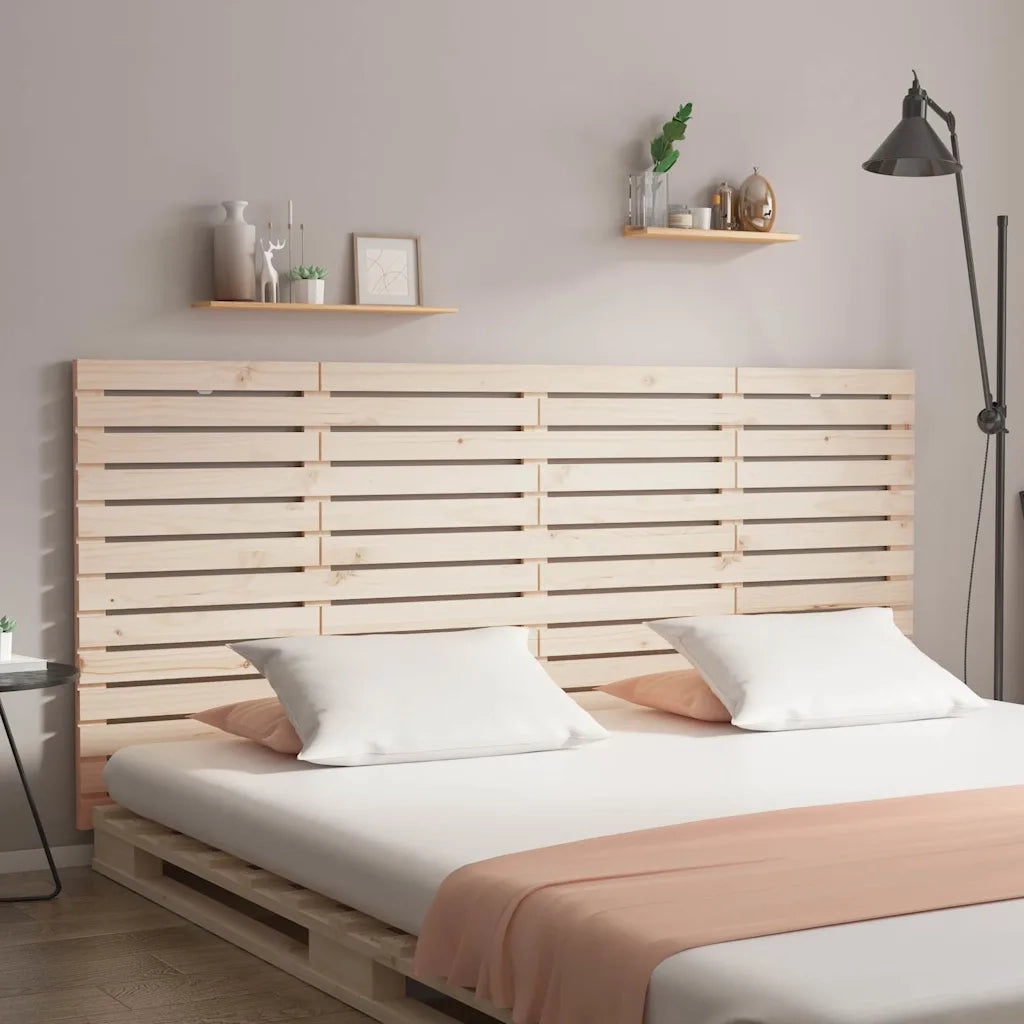 Testiera | Testata da Parete 186x3x91,5 cm in Legno Massello di Pino