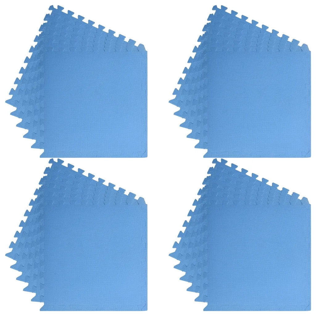 Tappetino a Incastro 24 pz 8,64 ãŽ¡ Schiuma EVA Blu cod mxl 76924