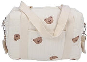 Organizzatore per Carrioli con Grande Capacità - Borsa di Cotone - Riciclabile - Multifunzionale - Tasche con Cerniera - Sostenibile - Borsa per Carrioli