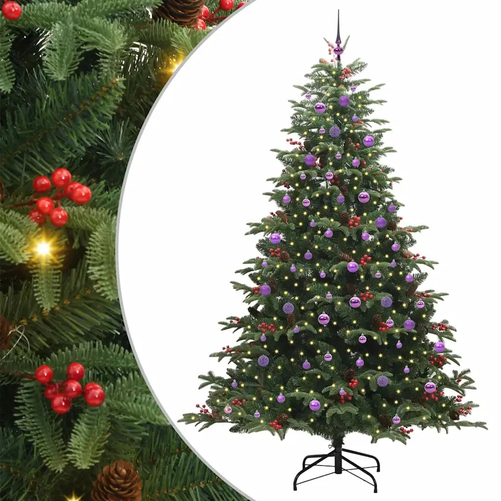 Albero di Natale | Decorazioni natalizie artificiale con 300 LED Verde 240 cm