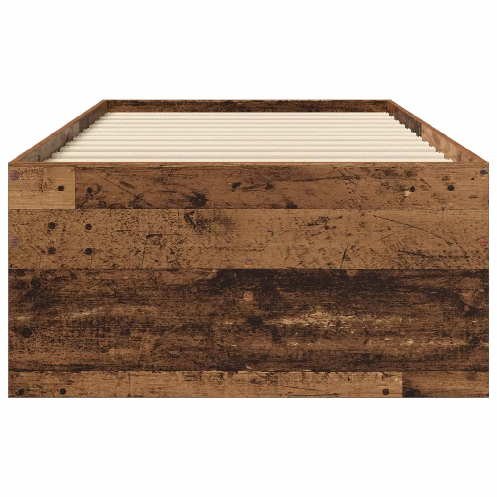 Telaio del letto con storage Legno antico 80 x 200 cm 3429648