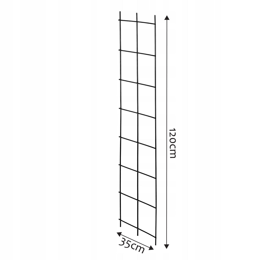 Traliccio da giardino in metallo KADAX per piante, fiori, scala per rampicanti, 35x120 cm, robusto