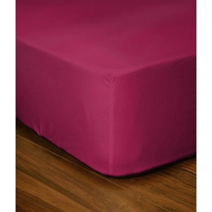 Lenzuolo con angoli - LOVELY HOME - LH71614 - 180x200+25 cm - Fucsia
