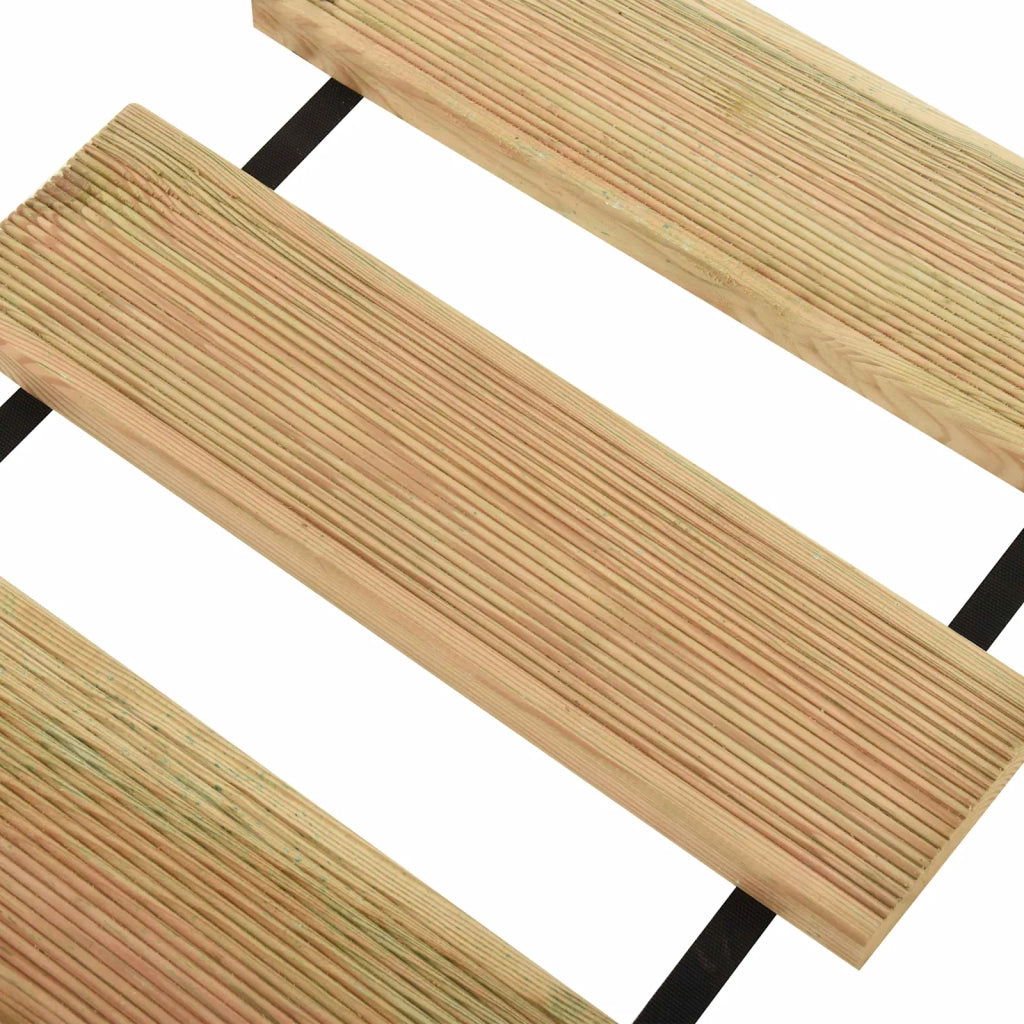 Rullo da decking Naturale 35 x 300 cm Legno di Pino Impregnato