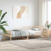 Dormeuse senza Materasso-Divano Letto-Struttura Letto 80x200 cm in Legno Massello di Pino 403486