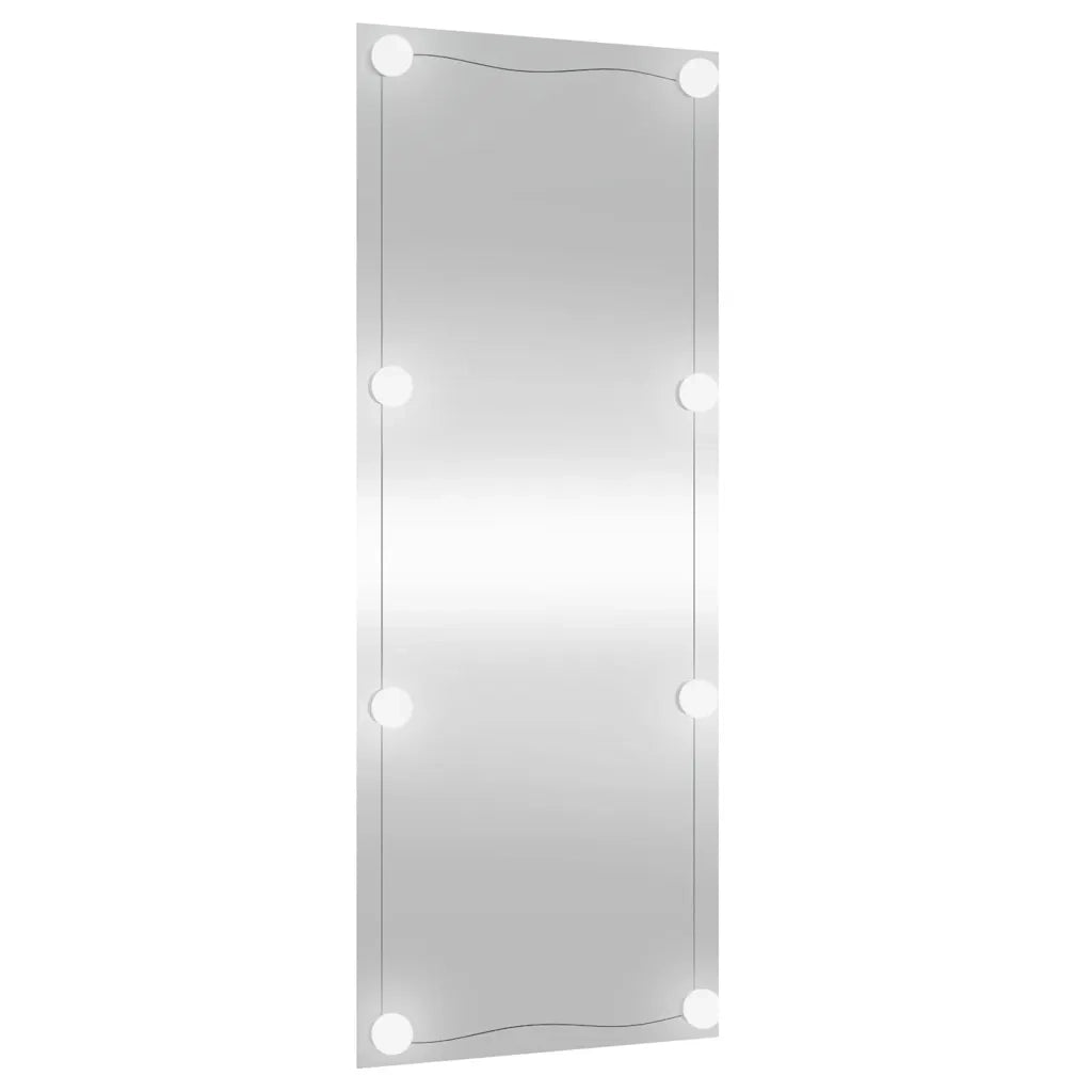 Specchio da Parete con Luci LED 40x100 cm Vetro Rettangolare 3189154