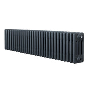 Radiatore Tradizionale 4 Colonne Orizzontale Antracite 300 x 1370 mm