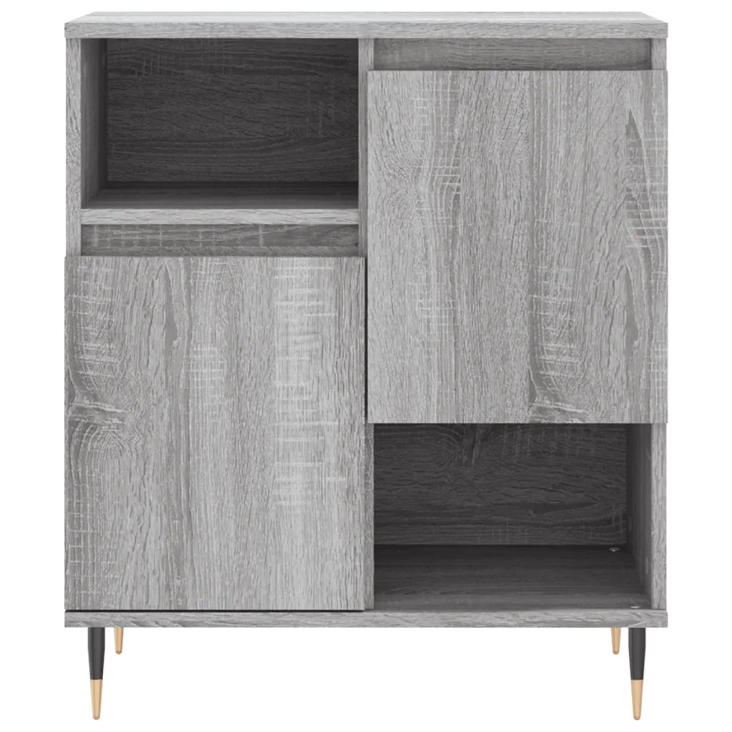 Credenze 2 pz | Madia | Buffet da pranzo | Armadio da pranzo Grigio Sonoma in Legno Multistrato