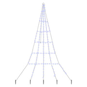 Albero di Natale LED con picchetti per il terreno-Luci decorative natalizie Blu 306 cm