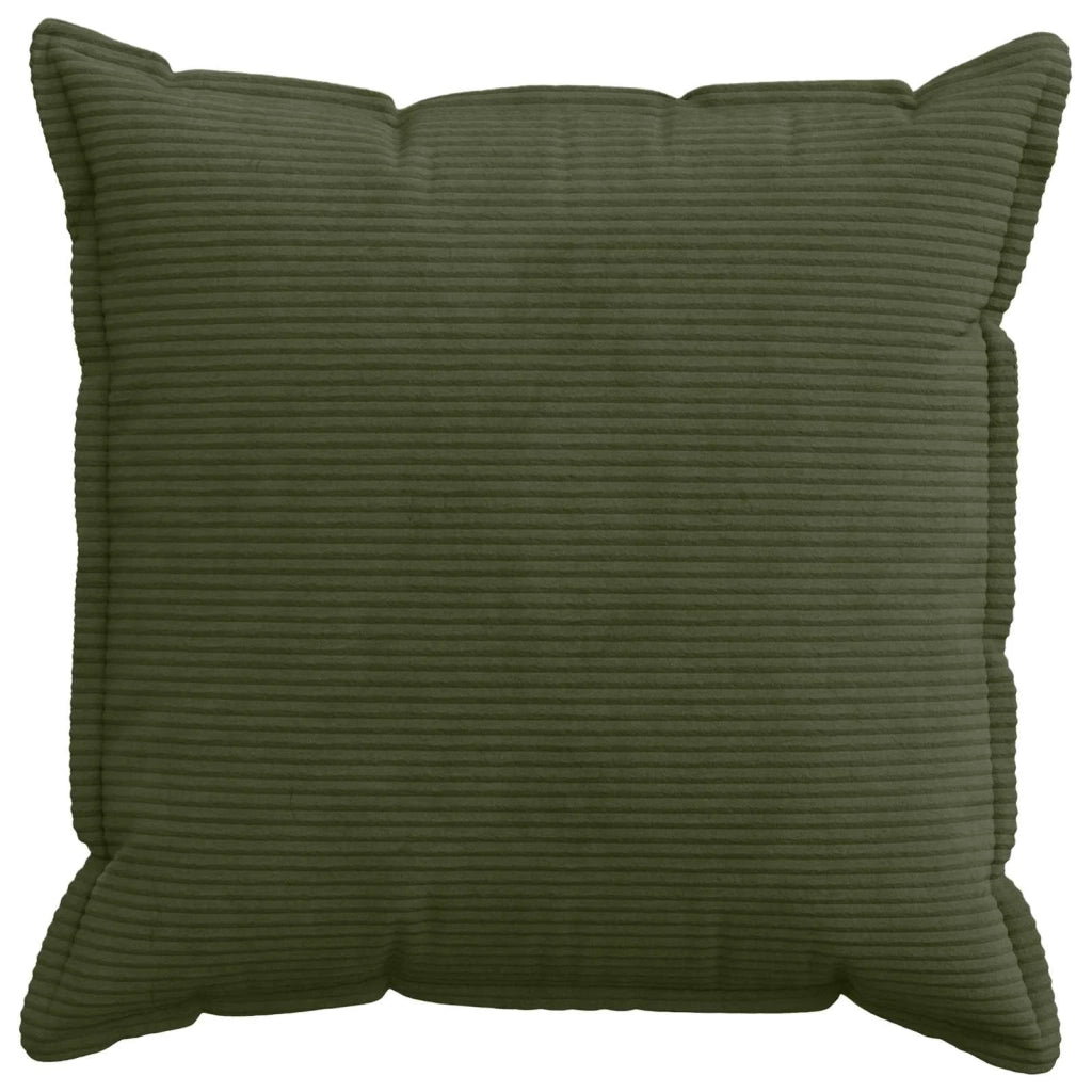 Federa 2 pz HOUTEN Verde 60 x 60 cm corduroy 920741
