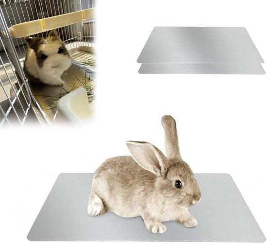 Cuscino raffreddante per piccoli animali domestici - 2 pezzi - cavia, coniglio, gatto, cane, cavia - estivo - resistenza al morso