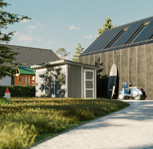 Casetta da Giardino di QUALIT? PREMIUM 8,7m?²-L412xW279cm - TIMBELA M904