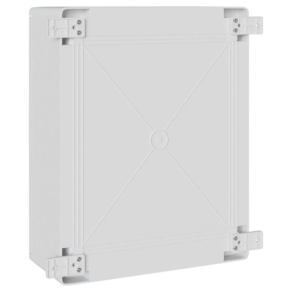 Moderno armadio di controllo multiuso per lo stoccaggio 47 x 20 x 60 cm in plastica ABS grigia 02_0058201