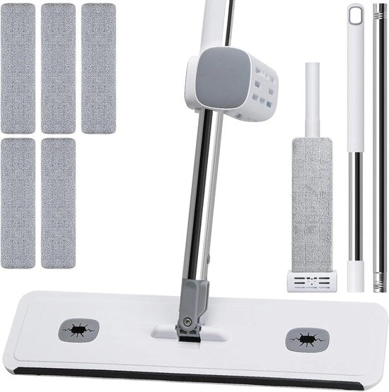 Asciugamano per pavimento - grande - auto-cancello - 133 cm - con microfibra