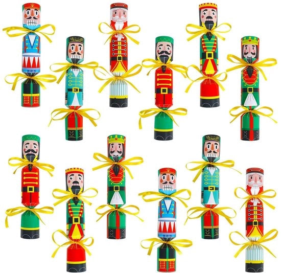 Cadeaudozen per Natale 12 pezzi - Cadeau con coperchio - Notaio per regali - Scatola di dolci - Decorazione - Natale felice