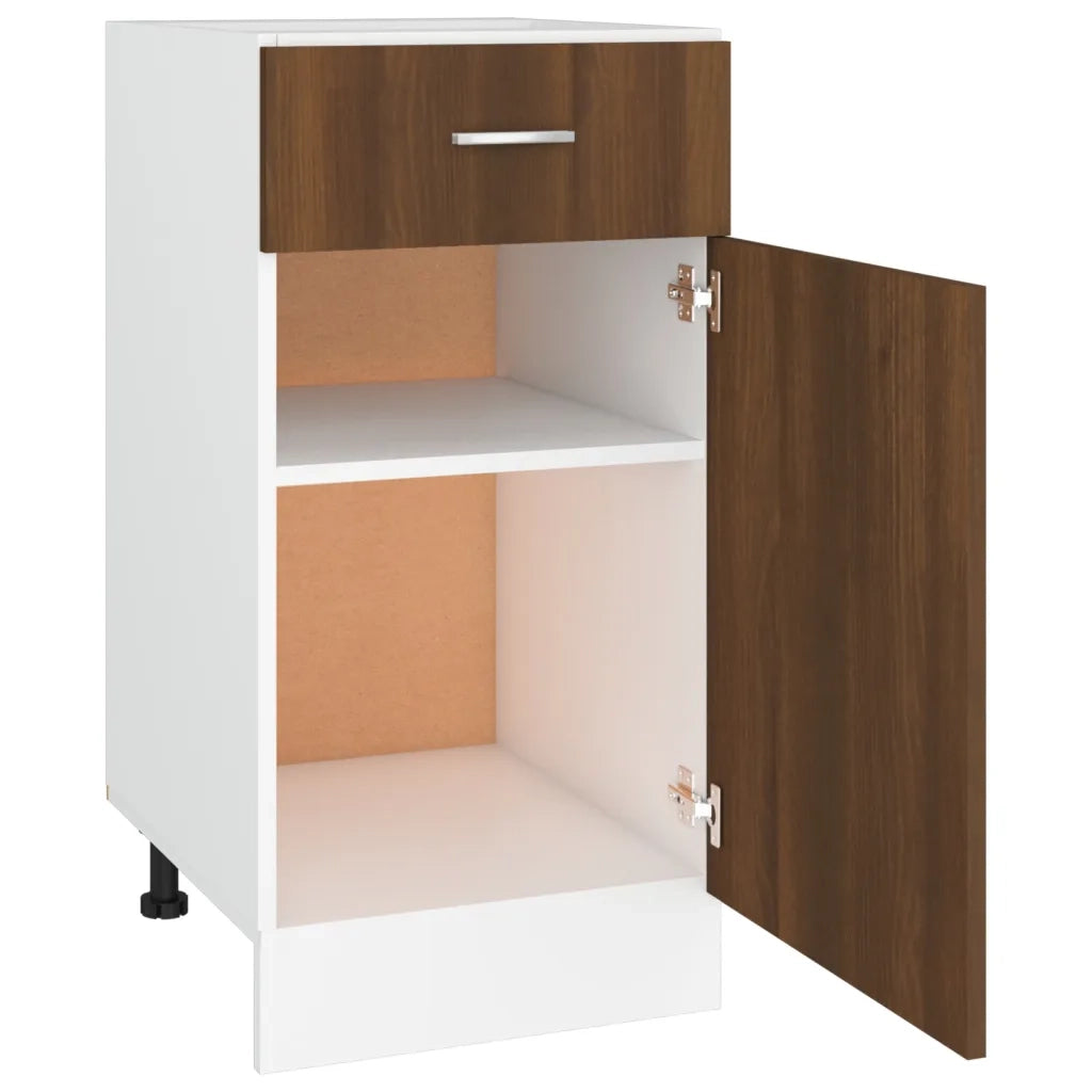 Mobile con Cassetto “Lyon” Rovere Marrone 40x46x81,5 815572