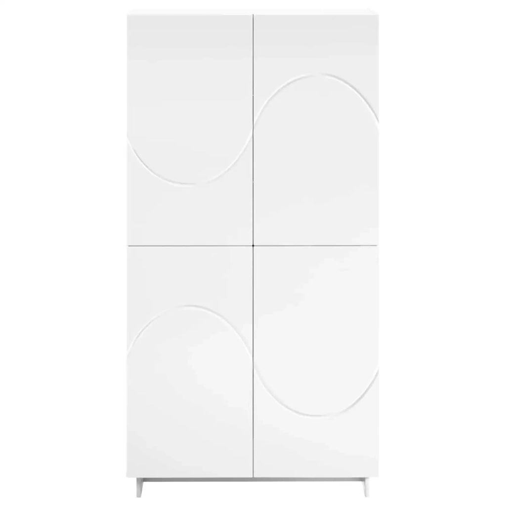 Credenza Bianco 79 x 41 x 151 cm Legno ingegnerizzato 3433109