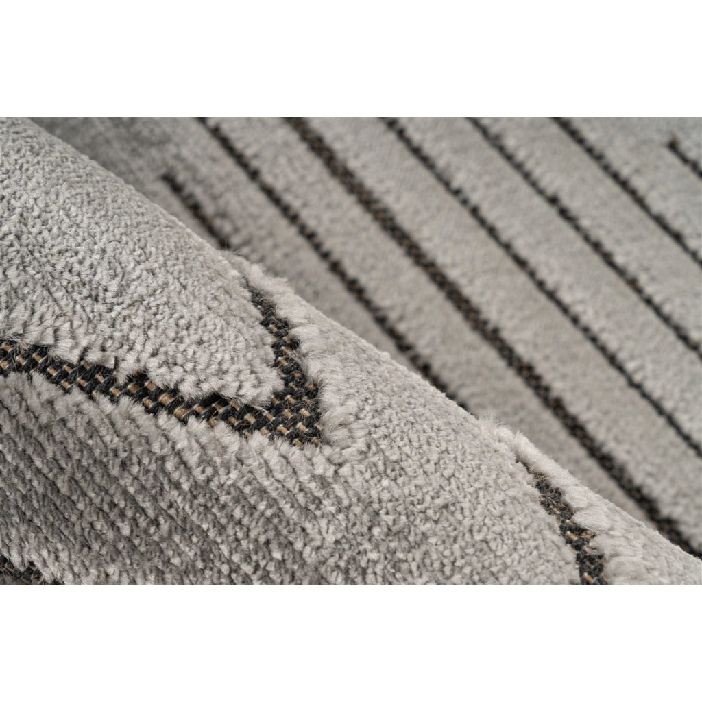 Tappeto moderno Madita 100 in grigio 160x230 cm